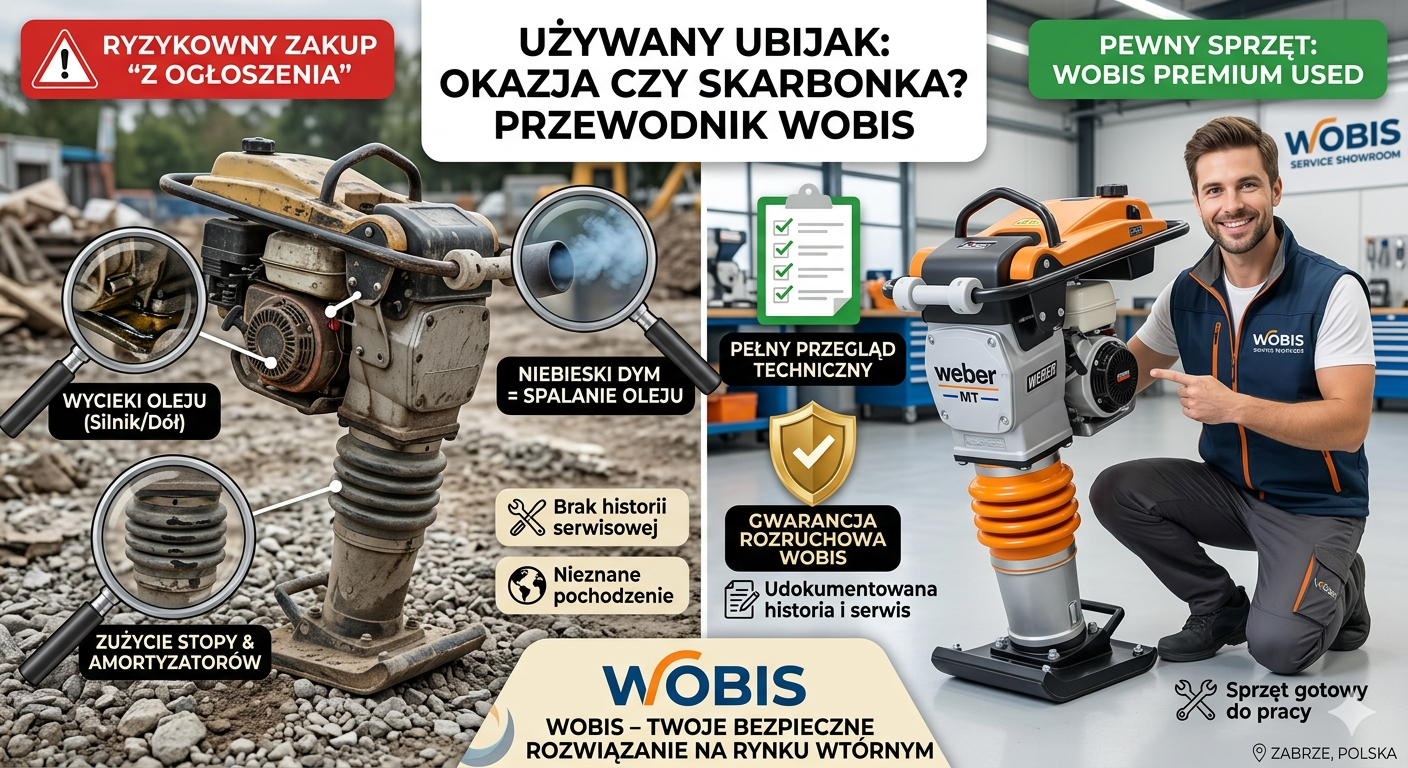 Zakup używanego ubijaka – jak nie kupić „skarbonki”? Przewodnik po pułapkach rynku wtórnego